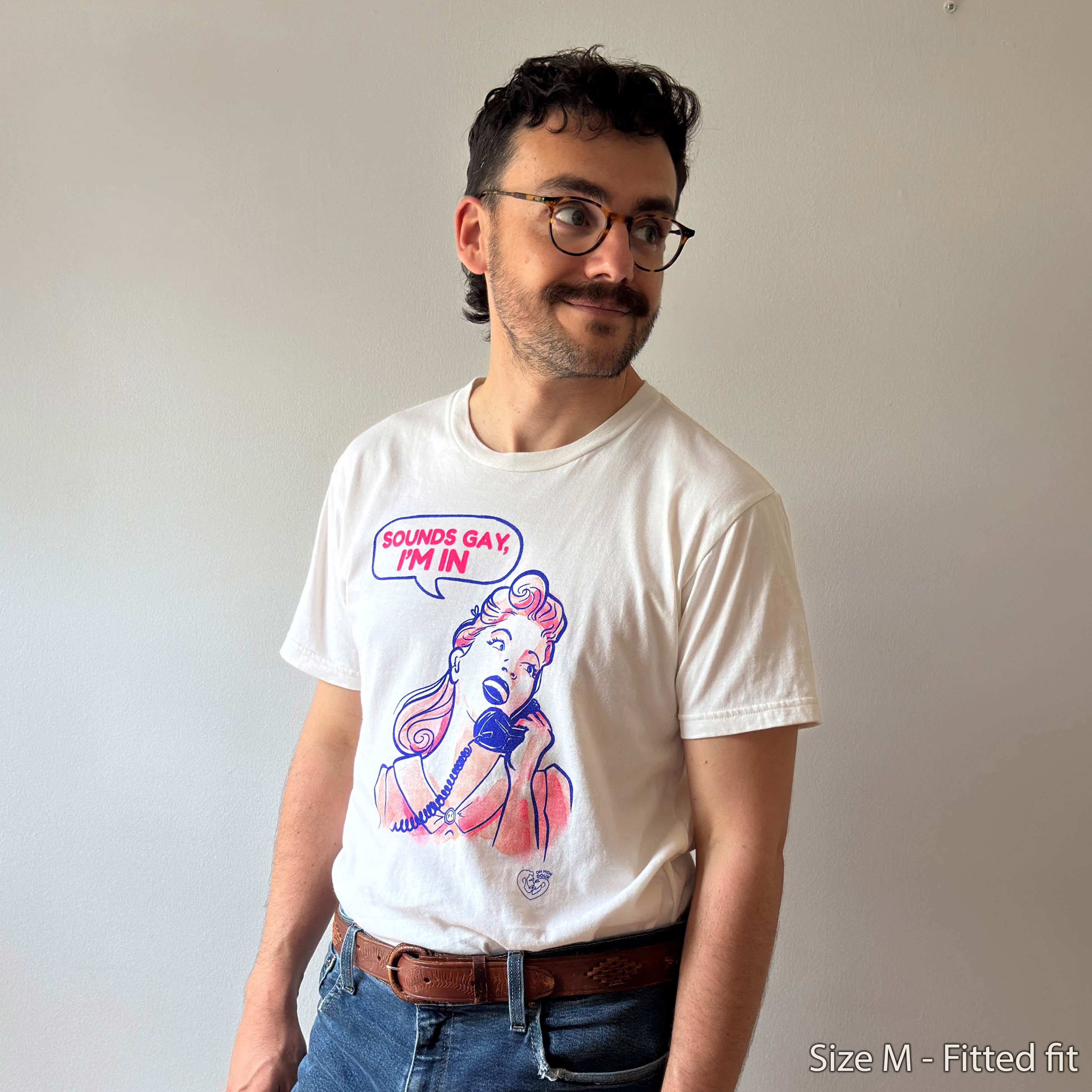 "Sounds gay, I'm in" Organic T-Shirt