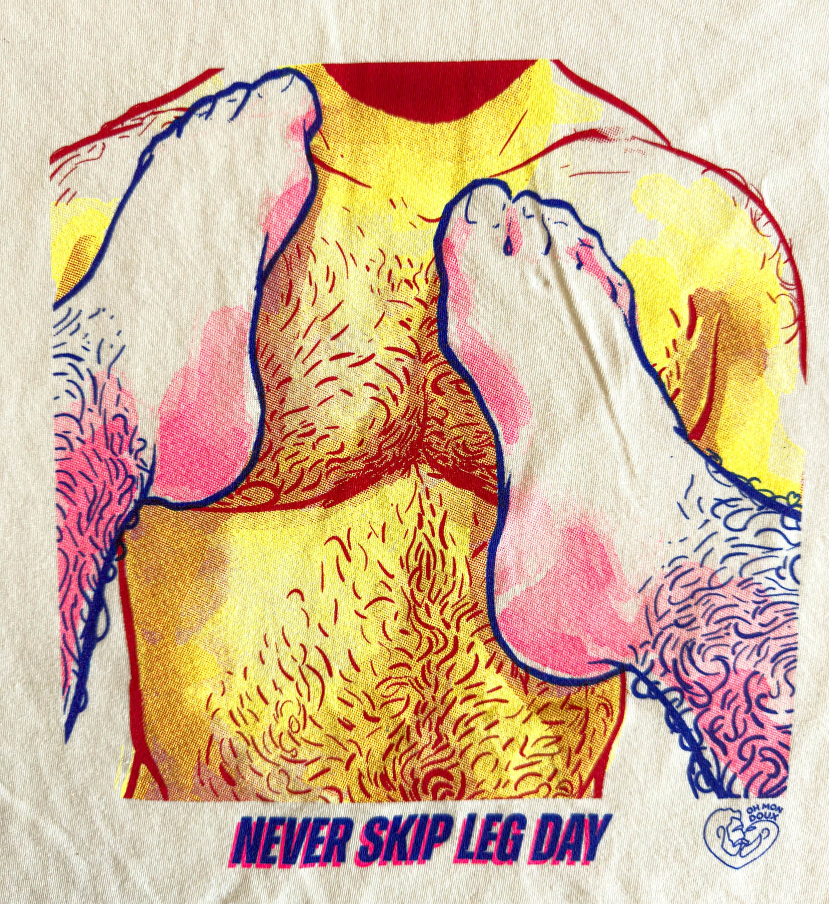 "Never Skip Leg Day" Organic T-Shirt
