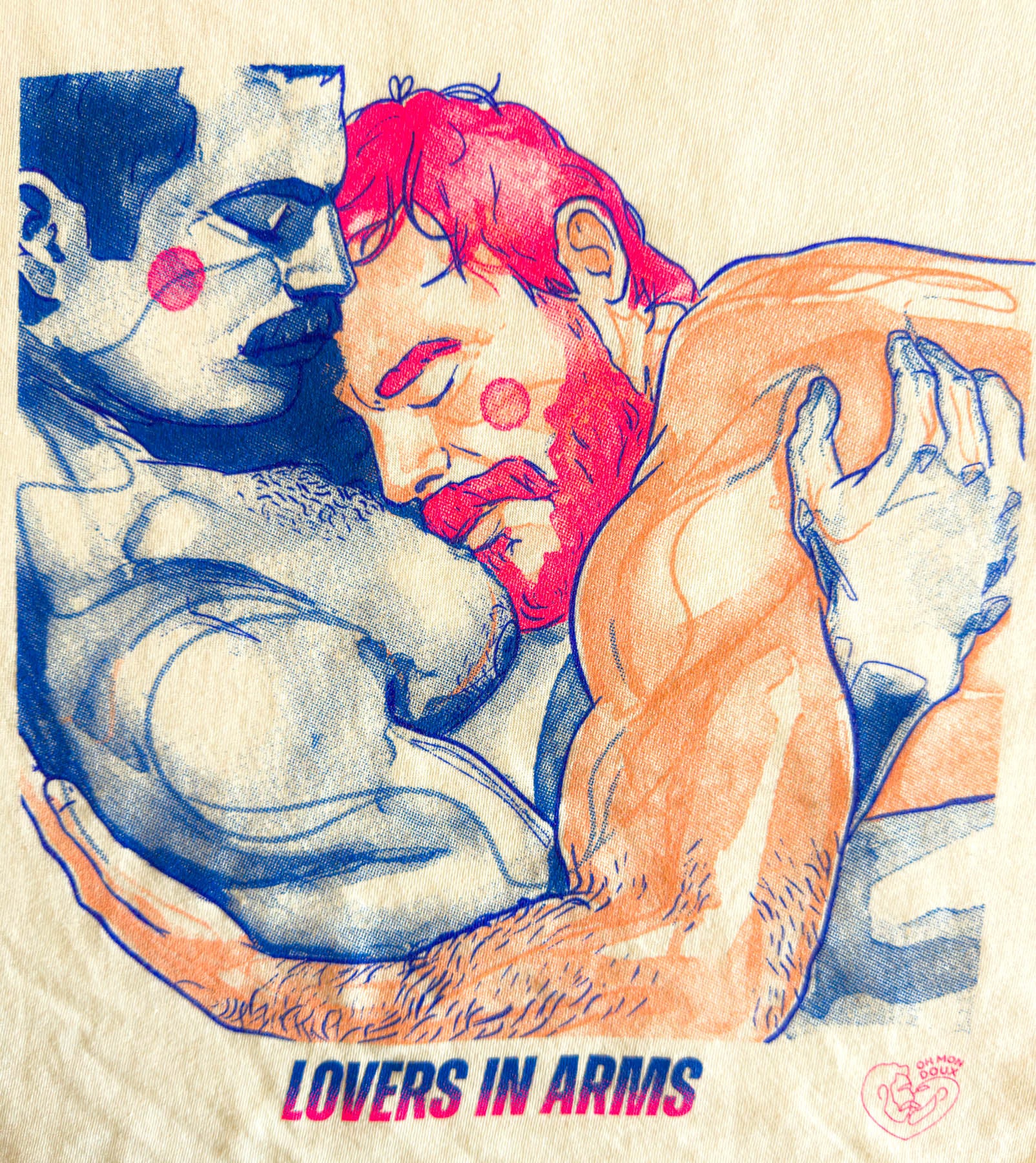 "Lovers in Arms" Organic T-Shirt