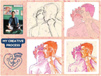 Artistic and playful male figure drawing, queer aesthetic illustration, gay erotic art, contemporary masculine wall print.