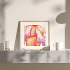 Artistic study of male legs and torso in a minimalist line art style. Gay erotic art, masculine figure drawing, queer wall decor.