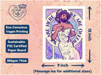 Powerful queer pride illustration, GBTQ+ visibility art, gay wall decor print, masculine tenderness and activism.