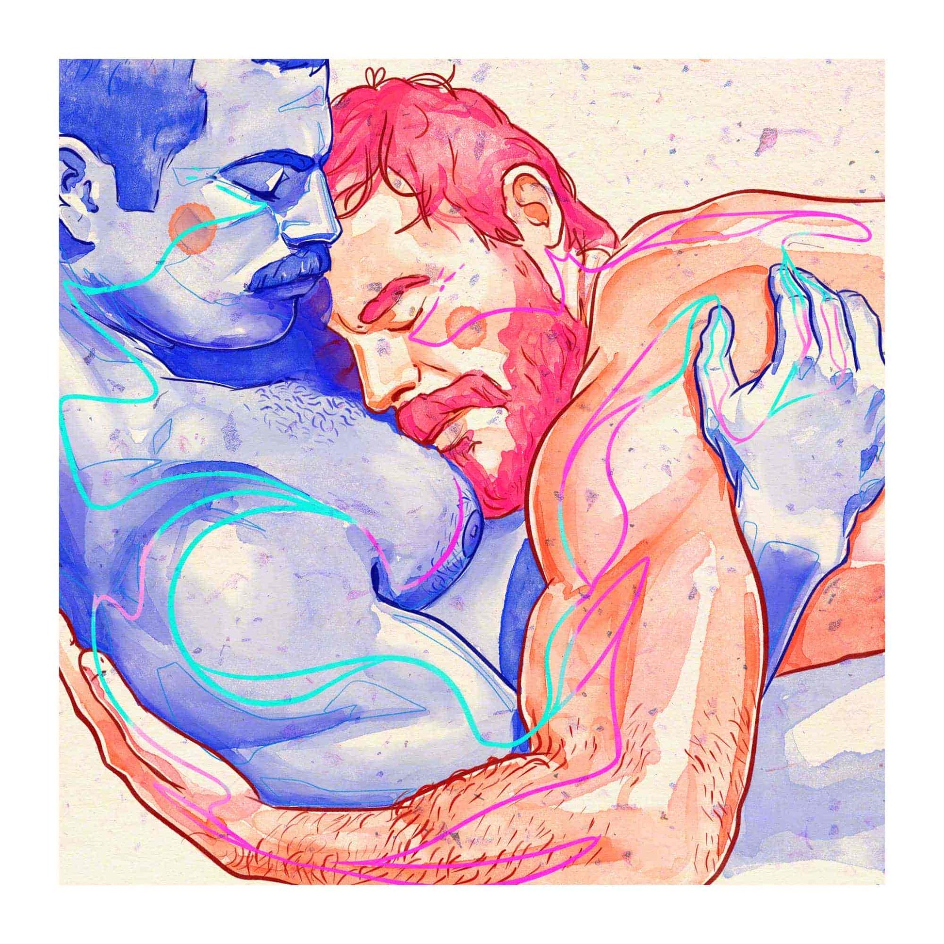gay erotic illustration oh mon doux