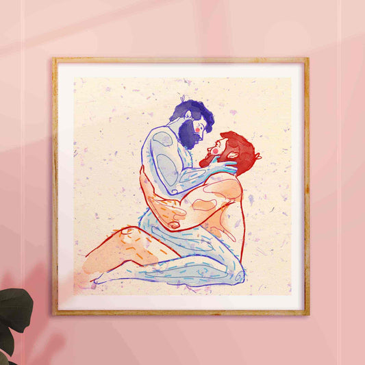 gay erotic illustration oh mon doux frame