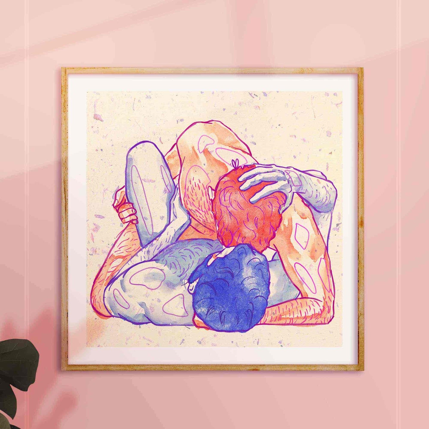 gay erotic illustration oh mon doux frame