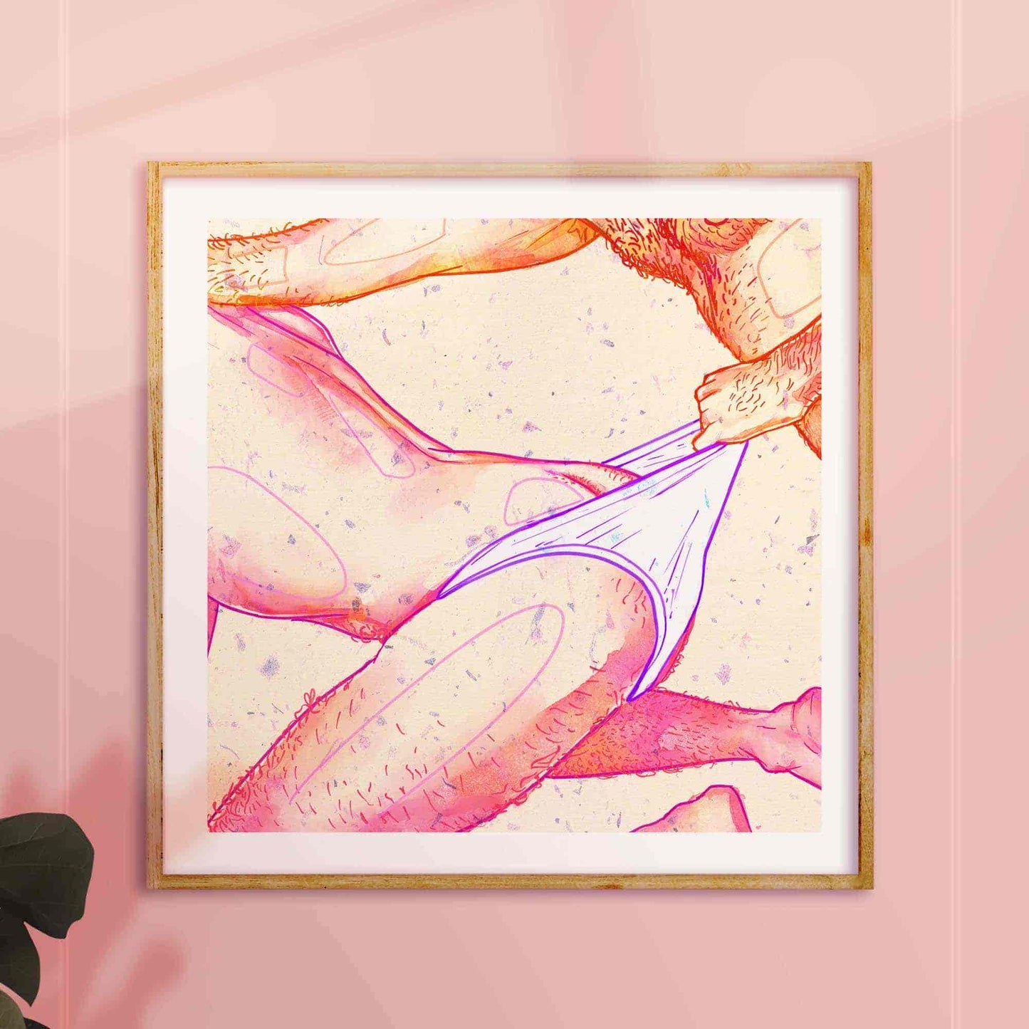 gay erotic illustration oh mon doux frame