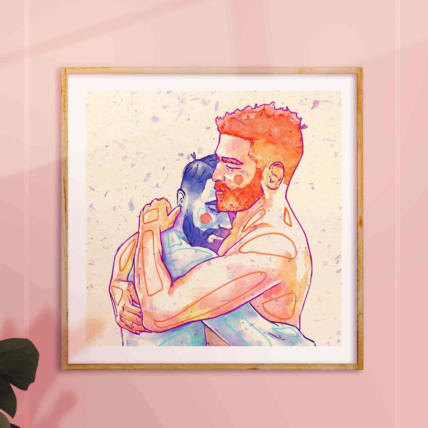 gay erotic illustration oh mon doux frame