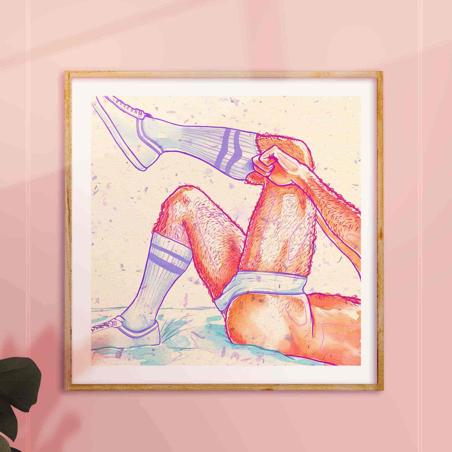 gay erotic illustration oh mon doux frame