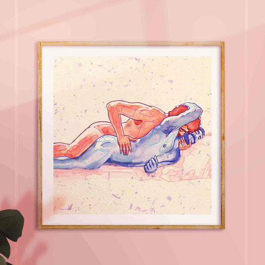 gay erotic illustration oh mon doux frame