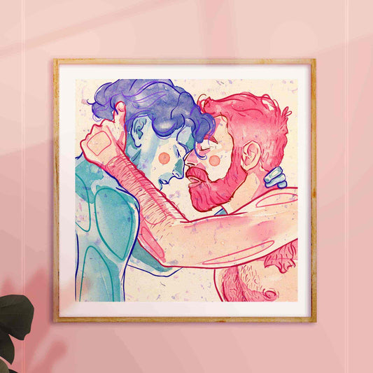 gay erotic illustration oh mon doux frame